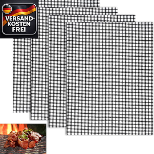 Grillmatten set stück 40x30 - set, 4
