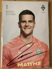 Werder Bremen Autogrammkarte Zetterer 25/26 Abgang Original Signiert