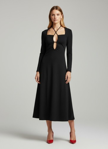 Zara damen midi kleid neu - neu, mit