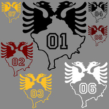 Kosova aufkleber für - kosova, 01-07/