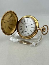 Taschenuhr Waltham Empress Handaufzug Savonette schönes Gehäuse, funktioniert