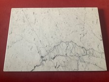 Große Marmorplatte aus Carrara mit Kantenschliff, 100x 70x2 cm, Top Zustand