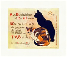 A la Bodiniere Steinlen Lazare Exposition Jugendstil Kunstdruck Plakatwelt 316