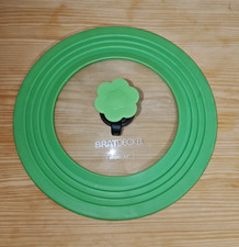 Kochblume - Bratdeckel - groß 31 cm - gebraucht - grün