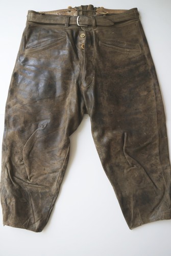 Ehemals lange lederhose - lederhose, jetzt