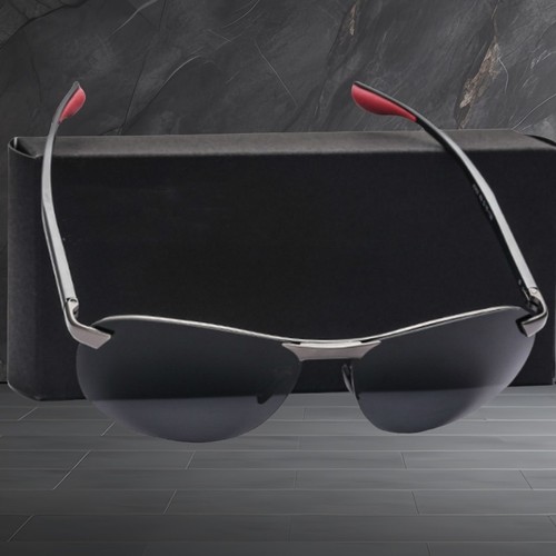 Aluminium sonnenbrille herren - aluminium,