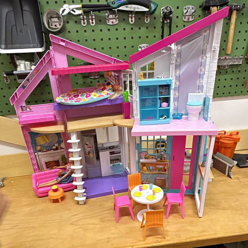Barbie puppenhaus kunststoff - puppenhaus,
