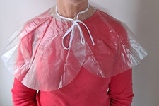 3 Friseur Salon Tönung Färbung Schneiden Schulter Umhang klar