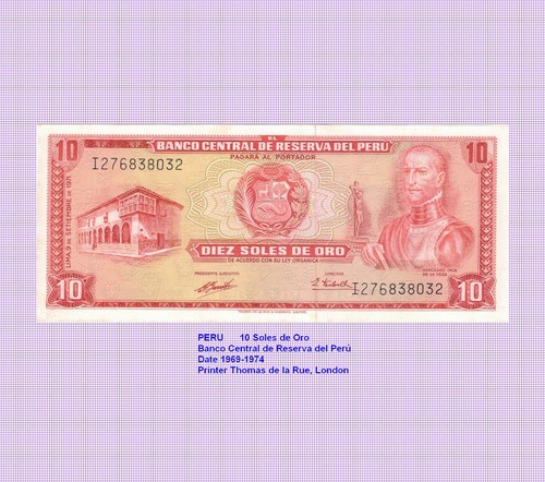 Peru soles 1970 unc - ,