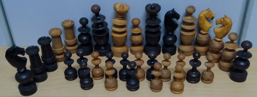Schachspiel holz - (inkl.koffer),