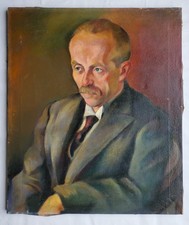 Gemälde Öl Portrait