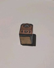 DDR FDJ Junge Pioniere SED Klischee Druckplatte Druckstock Stempel Buchdruck