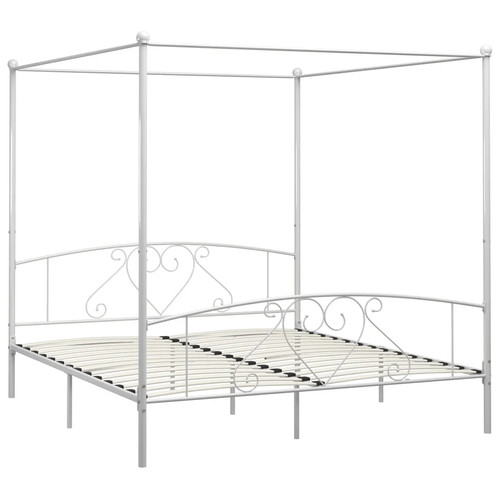 Himmelbett gestell weiß - himmelbett-gestell,