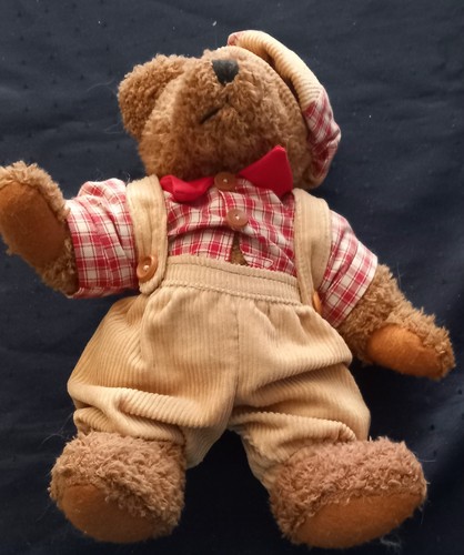 Vintage sunkid teddybär - vintage,