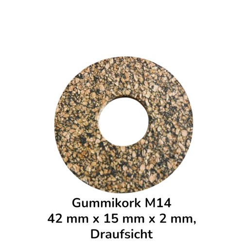 100 stück gummikork 14 - m,