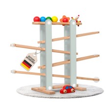 Kugelbahn Holz 7 mobile Teile