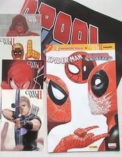 Marvel Gratis Comic CIVIL WAR II + 4 Postkarten + Poster Deadpool / Spider-Man