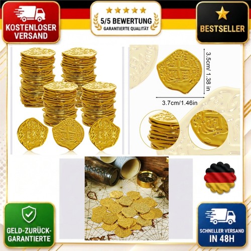100 piratenmünzen goldtaler - piratenmünzen,