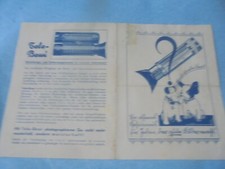 28022 Faltblatt Bewi Belichtungsmesser Bulli 1920 gebraucht Prospekt Reklame