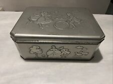 ANTIKE ART DECO BLECHSCHATULLE