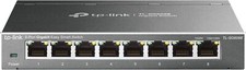 TP-Link TL-SG608E 8-Port Gigabit Switch Plug-and-Play Metallgehäuse QoS VLAN ene