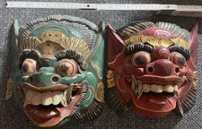 Indonesien Bali Masken Holz