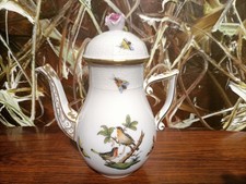 HEREND Hungary Rothschild - edle Mokkakanne 613/RO