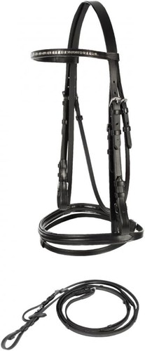 Premium englische leder trense - englische,