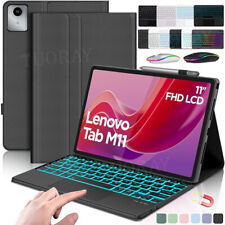 QWERTZ Bluetooth Tastatur Für Lenovo Tab M11 11'' TB330FU 330XU 2024 Hülle Maus