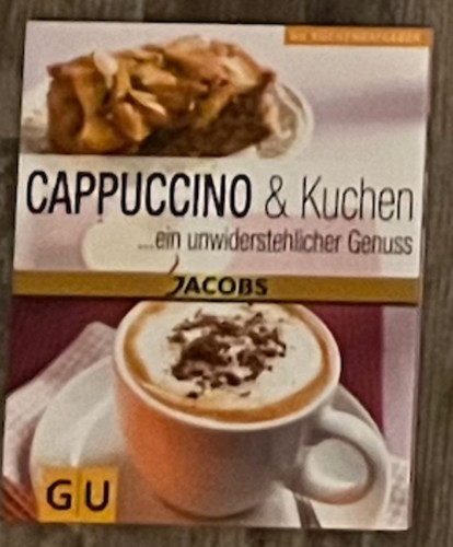 Cappuccino und kuchen ein - cappuccino,