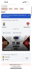 Champions League Shakhtar Donezk - Stade Brest @Arena Schalke 22.01.25 18:45