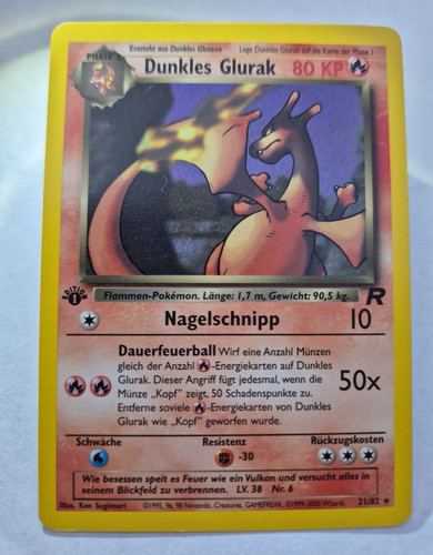 Pokémon dunkles glurak 82 - pokémon, 21/82