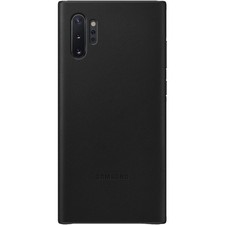 Original Samsung Leder Wallet Cover (Galaxy Note 10+/Note 10+ 5G) schwarz B-Ware