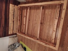 Bett aus Bambusholz, Bamboo Bed,  1.40 x 2 Meter. 