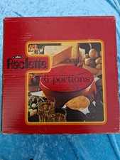 Stöckli Raclette schwarz elektrisch 220 Volt retro 70er 