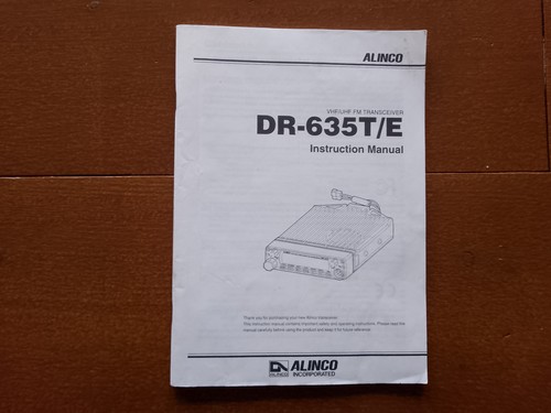Alinco dr 635 t - alinco, t/e