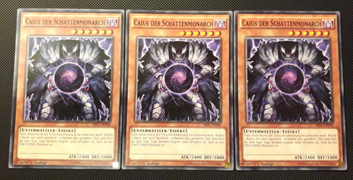 3x caius der - yu-gi-oh!,