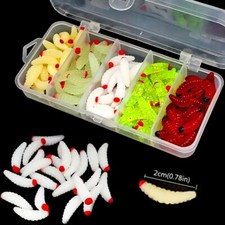 100x künstliche Bienenmaden