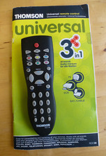 Universal Fernbedienung 3in1 THOMSON ROC 36 mit Anleitung und Codetabelle, gebr.