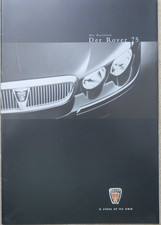 Rover 75 Preisliste price list von 3/1999, 8 Seiten