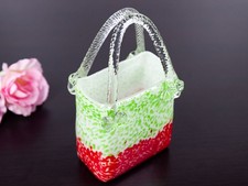 Vintage  Glas Vase  Glas