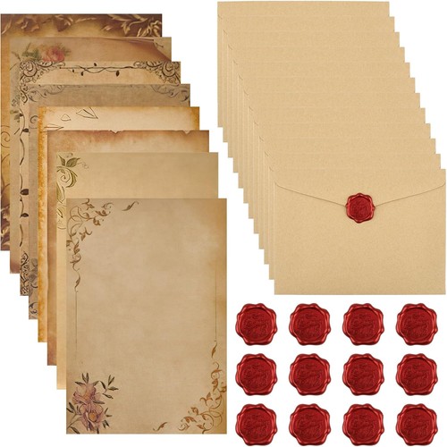 Vintage brief papier mit - brief-papier,
