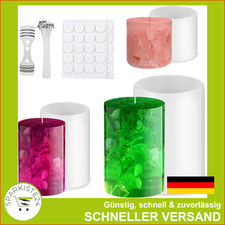 3er Set Silikonformen Rund