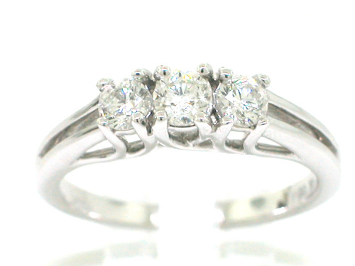 Brillant ring 585 - 585, weißgold