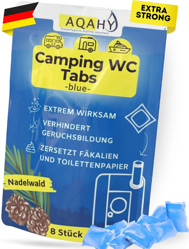 Camping tabs blue extra - camping, wc