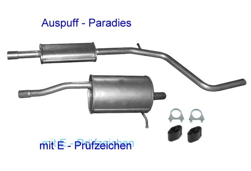 Abgasanlage auspuff für dacia - für,