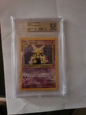 Pokemon Karte Simsala Holo Deutsch 1/102 Base Set 1999  BGS 8.5