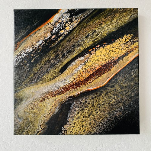 Acryl pouring gemälde - gemälde,, fluid