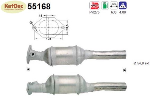 Katalysator für fiat - katalysator,