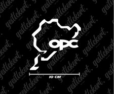 1x OPC Nürburgring Aufkleber passend für Opel Astra Corsa Tuning Sticker Auto